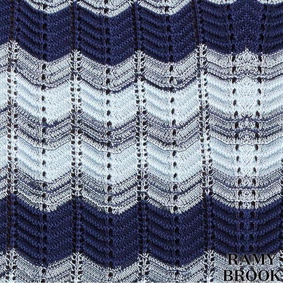 Ramy Brook **NWT** Bonnie Bonnie Sleeveless Knit Sweater in Navy Blue Twist - Picture 8 of 14